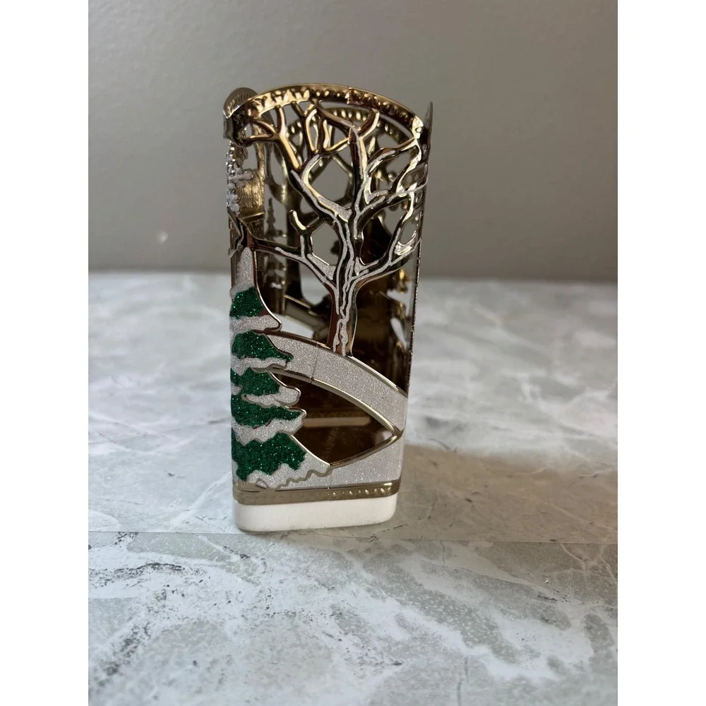 Bath & Body Works Snowman Holiday Soap Holder Sleeve Christmas Cottage Dachshund